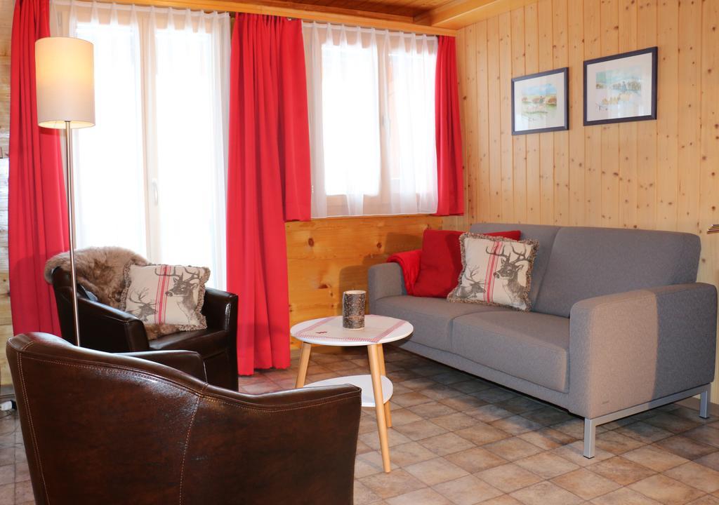 Haus Bel-Air Leilighet Grächen Eksteriør bilde